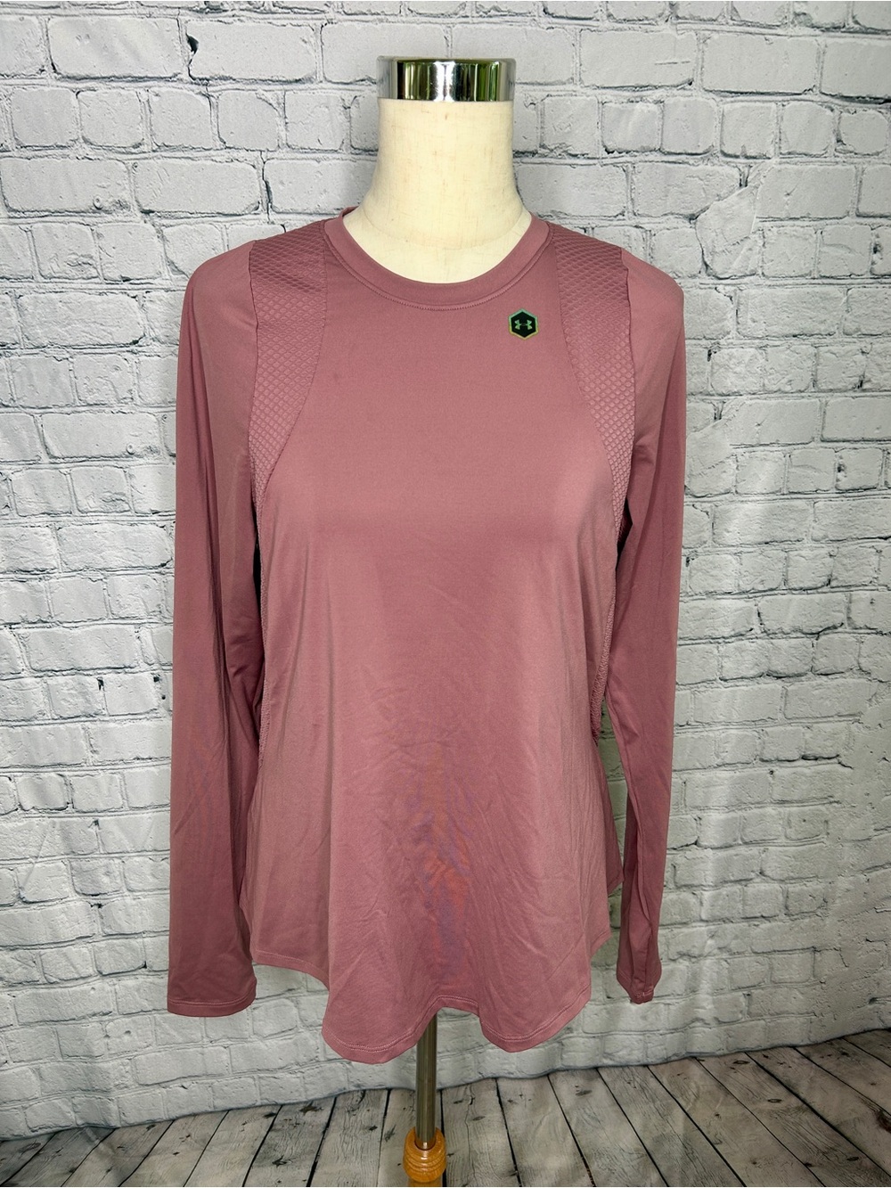 Under Armour Women's Dusty Mauve Long-Sleeve Performance Top
